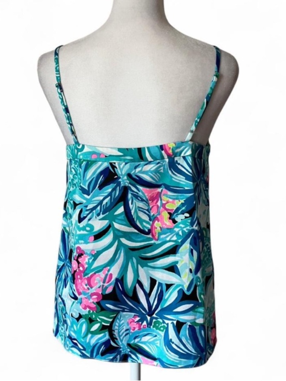 Lilly Pulitzer Margaery Cami Tropical Floral Print Sleeveless Tank Top XS - Picture 4 of 7